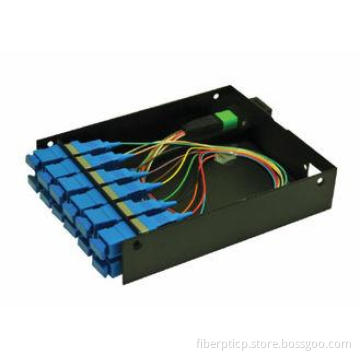 Dustproof 3U rack mount patch panel with 12pcs SC Simplex A